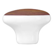 Chocolade Carmel Swirl Keramische Knop (Zijkant)