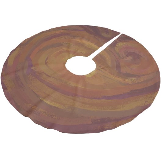 Chocolade Carmel Swirl Kerstboom Rok (Gekanteld)