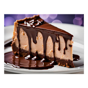 Chocolade Cheesecake Perfect Poster