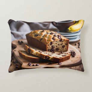 Chocolade Chip Banaan Brood Accent Kussen