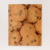 Chocolade Chip Cookie Biscuits Difficult Food Legpuzzel (Verticaal)