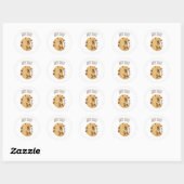 Chocolade Chip Cookie Bite Ronde Sticker (Vel)