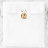 Chocolade Chip Cookie Bite Ronde Sticker (Tas)