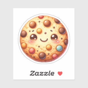 Chocolade Chip Cookie Custom-Cut Vinyl Stickers