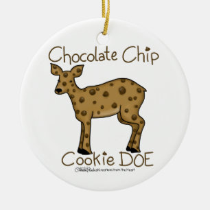 Chocolade Chip Cookie Doe Keramisch Ornament