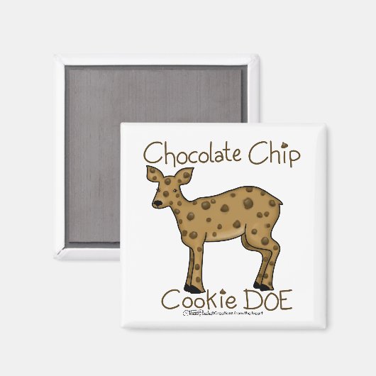 Chocolade Chip Cookie Doe Magneet (Voorkant / Achterkant)