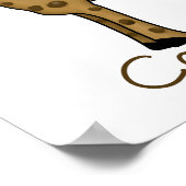 Chocolade Chip Cookie Doe Poster (Hoek)