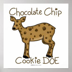 Chocolade Chip Cookie Doe Poster