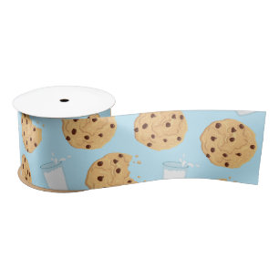 Chocolade Chip Cookie Kinder 1ste verjaardag Blauw Lint