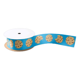 Chocolade Chip Cookie Kinder 1ste verjaardag Blauw Lint
