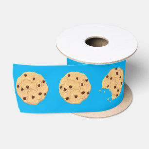 Chocolade Chip Cookie Kinder 1ste verjaardag Blauw Lint