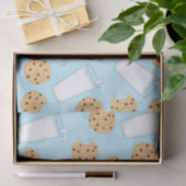 Chocolade Chip Cookie Kinder 1ste verjaardag Blauw Tissuepapier (Geschenk)