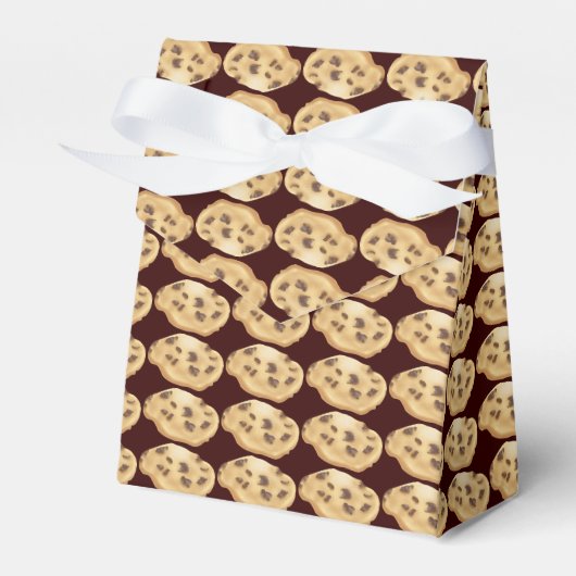 Chocolade chip cookie partij gunst tent box bedankdoosjes (Voorkant Zijde)