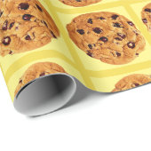 Chocolade Chip Cookie Wrapping Paper - Gift Wrap Cadeaupapier (Rol Hoek)