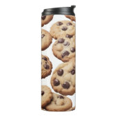 Chocolade chip cookie wrapping papier thermosbeker (Gedraaid links)
