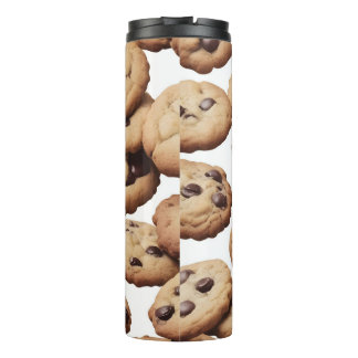 Chocolade chip cookie wrapping papier thermosbeker