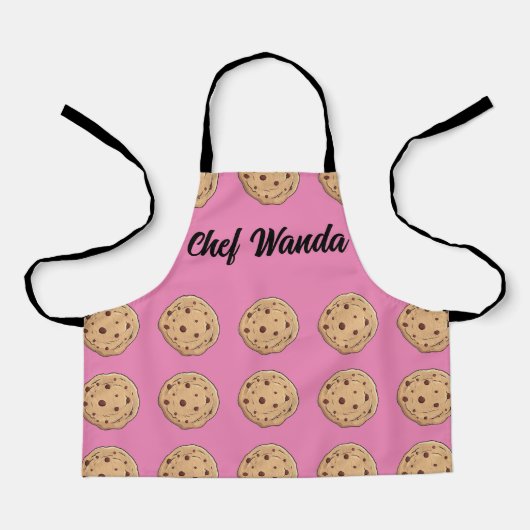 Chocolade Chip Cookies Baker All-Over Print Schort (Voorkant)