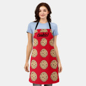 Chocolade Chip Cookies Baker All-Over Print Schort (Gedragen)
