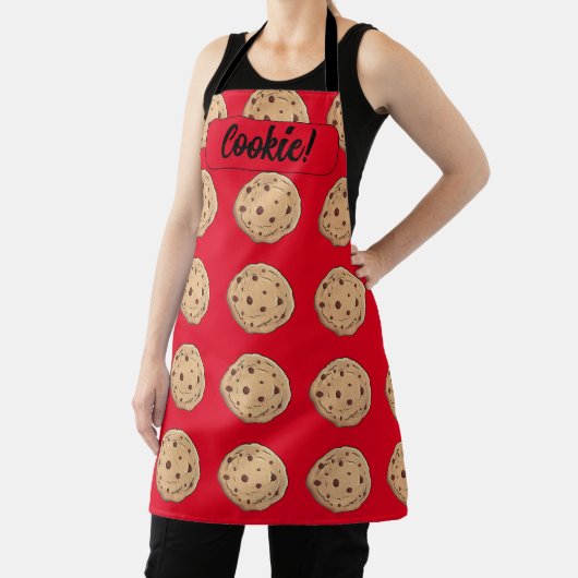 Chocolade Chip Cookies Baker All-Over Print Schort (Insitu)