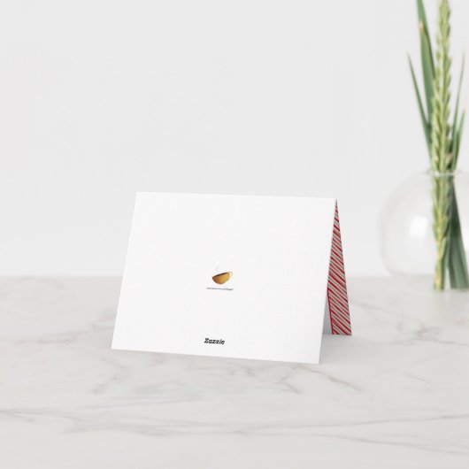 Chocolade Chip Cookies Dank je Bedankkaart (Achterkant)