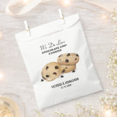 Chocolade Chip Cookies Dank u | Huwelijkstraktatie Bedankzakje (Geknipt)