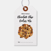 Chocolade Chip Cookies Jar Mix Gift Labels Cadeaulabel (Voorkant)