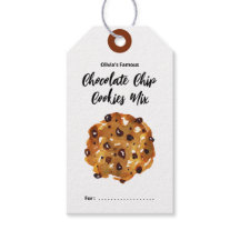 Chocolade Chip Cookies Jar Mix Gift Labels