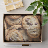 Chocolade Chip Cookies Patroon Bakken Thema Tissuepapier (Geschenk)