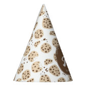 Chocolade Chip Cookies Patroon Verjaardagsfeestje Feesthoedjes (Links)