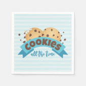 Chocolade Chip Cookies servetten (Voorkant)