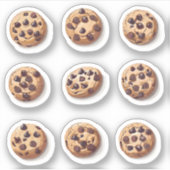 Chocolade Chip Cookies Set Sticker (Voorkant)