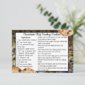 Chocolade Chip Cowboy Cookies Recept Kaart (Staand voorkant)