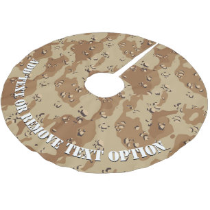 'Chocolade Chip' Desert Militaire Camouflage Kerstboom Rok