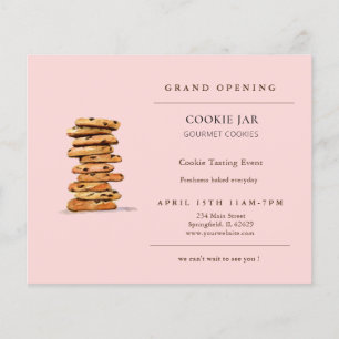 Chocolade chip koekje Bakery Grand Opening Flyer
