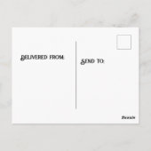 chocolade chip koekje ijs sandwich briefkaart (Achterkant)