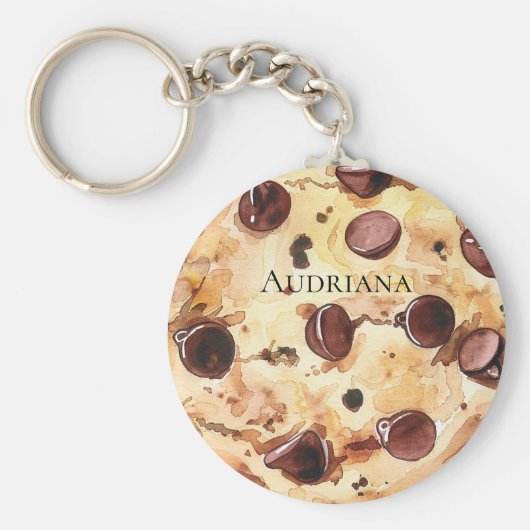 Chocolade Chip Koekje Sleutelhanger (Voorkant)