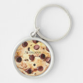 Chocolade Chip Koekje Sleutelhanger (Voorkant)