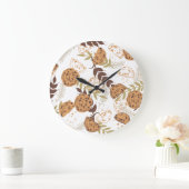 chocolade chip koekjes patroon wit grote klok (Huis)