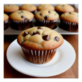 Chocolade Chip Muffin Perfect Poster (Voorkant)
