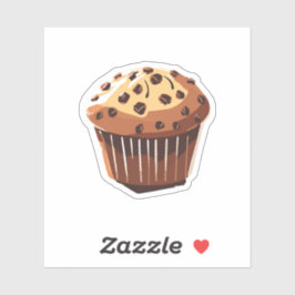 Chocolade Chip Muffin Sticker