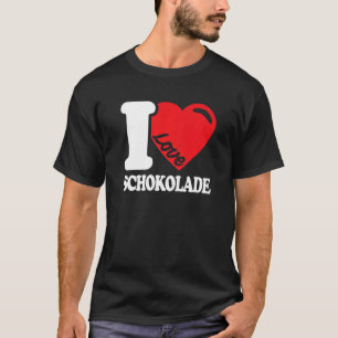 Chocolade Chocolade I Love Chocolate 4 T-shirt