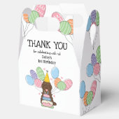 Chocolade Cockapoo Cavapoo Verjaardag Dank u Bedankdoosjes (Geopend)