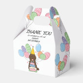 Chocolade Cockapoo Cavapoo Verjaardag Dank u Bedankdoosjes (Voorkant Zijde)