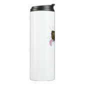 chocolade cocker spaniel portret thermosbeker (Gedraaid links)