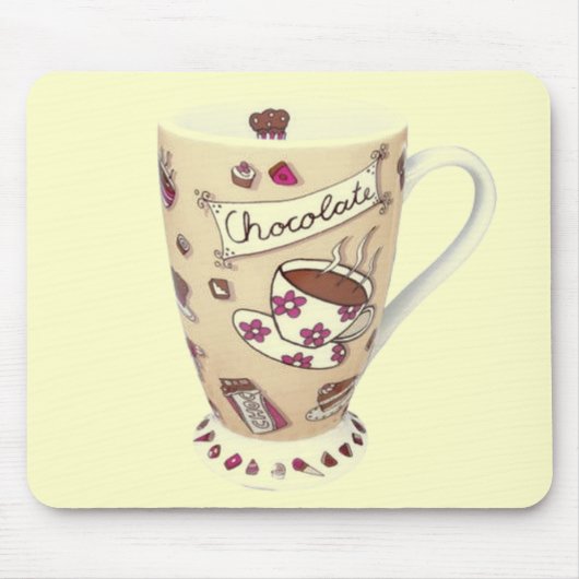 Chocolade Coffee Mousepad Muismat (Voorkant)