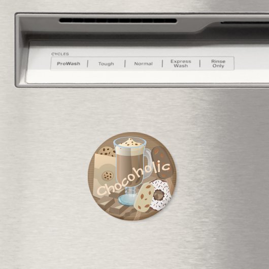 Chocolade colade collage Chocolade Magneet (Insitu (Vaatwasser))