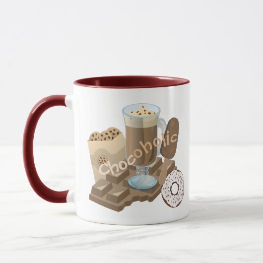 Chocolade colade collage Chocolade Mok (Links)