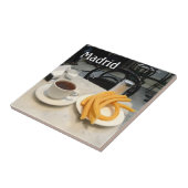 chocolade con churros Tile Tegeltje (Zijkant)