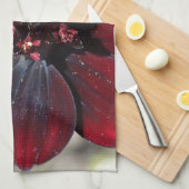 Chocolade Cosmos Flower Theedoek (Quarter Fold)