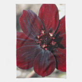 Chocolade Cosmos Flower Theedoek (Verticaal)